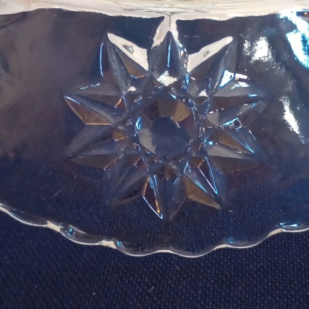 ANCHOR HOCKING EARLY AMERICAN GONDOLA DISH, MADE AT THAT TIME FOR ASPARAGUS